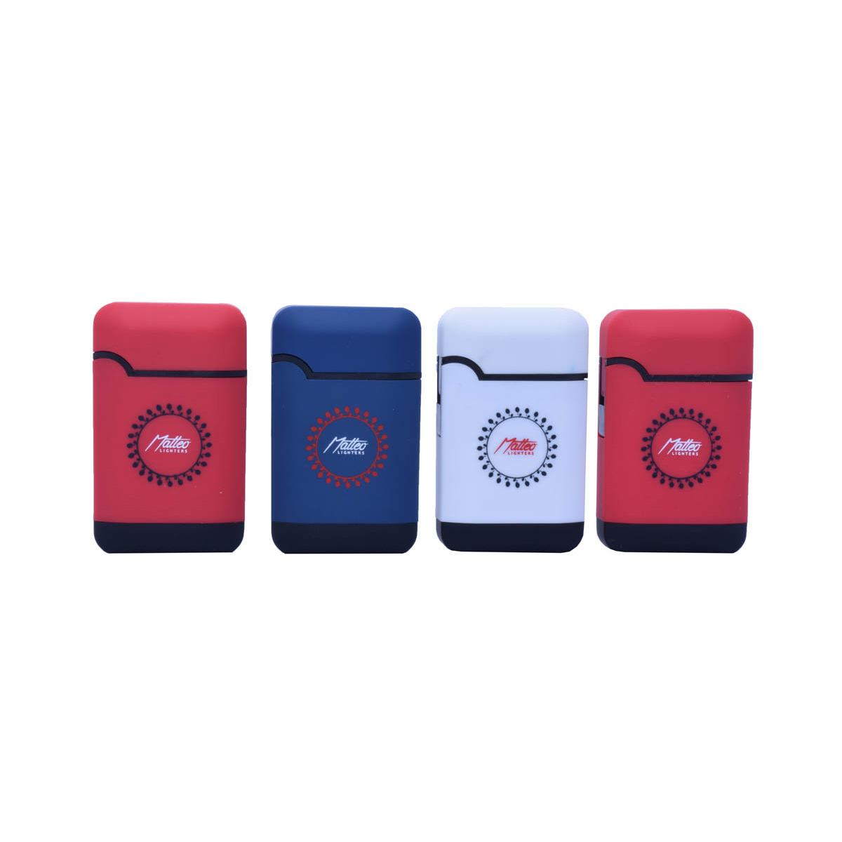 Lighters Jet Lighter Jet Rubberized Lighter 191010 Red Blue