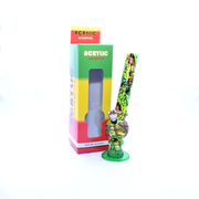 Bong A344474 akril halálfejes zöld 23 cm