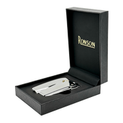 Öngyújtó Fém Ajándékdobozban RFL100001 Ronson Ezüst