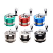 Dohányőrlő 0212468 Atomic fém tekerős 3 részes 6 szín 40mm