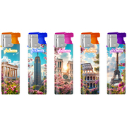 Vihar Öngyújtó 177399 Adamo Vegyes mintás Híres helyek