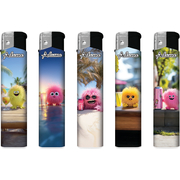 Elektromos Öngyújtó 189426  Adamo Vegyes mintás Skinny Cuki szörnyek