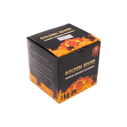 Faszén A343150 Golden River prémium 1 kg kókuszos 26 mm