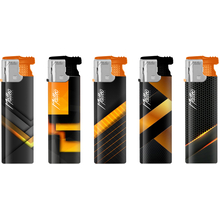 Turbo Rubberized Lighter 178176 Orange texture