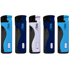 Electronic Lighter 149026 Matteo LED Curly Blue Colors black