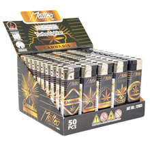 Vihar Öngyújtó 121031 Matteo Fix lángos Vegyes mintás arany fű