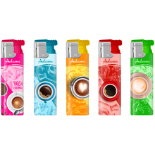 Turbo Lighter 177314 Adamo Design label Colorful coffee