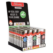 Electronic Lighter 181394 Adamo Design label Fix flame Sexy circles