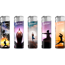 Electronic Lighter 181417 Adamo Design label Fix flame  Zen yoga