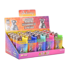 Electronic Lighter 115007 Adamo Design label Cube shape Lemur