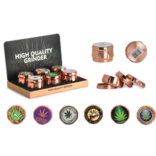 Grinder G1007 Metal 4 parts Bronze colored Weed 50mm