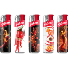 Electronic Lighter 187389 Adamo Design label Slim Chili