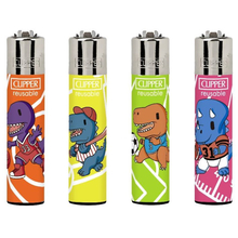 Öngyújtó CL3A1894BCH tűzköves Clipper Sportos dínók
