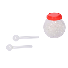 Üveg pipa A340674 átlátszó 8,5 cm