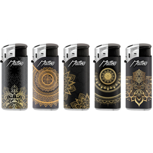 Electronic Lighter 112030 Matteo Design label Mini Mandala