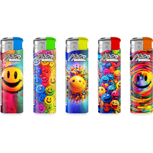 Electronic Lighter 169028 Matteo Laser label Smiley