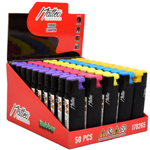 Turbo Lighter 178265 Matteo Rubberized Colorful elegant