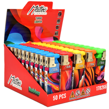 Turbo Lighter 178266 Matteo Rubberized Colorful