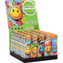 Electronic Lighter 187406 Adamo Design label Slim Smiley