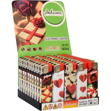 Electronic Lighter 187410 Adamo Design label Slim Love