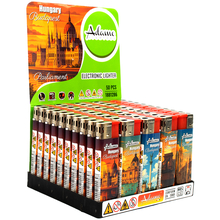 Electronic Lighter 1881286 Adamo Design label Hungary Budapest