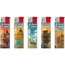 Electronic Lighter 1881286 Adamo Design label Hungary Budapest