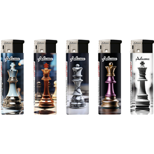 Electronic Lighter 1881300 Adamo Design label Chess