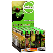 Electronic Lighter 189430 Adamo Design label Skinny Lucky