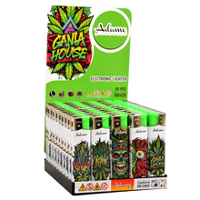 Electronic Lighter 189439 Adamo Design label Skinny Weed