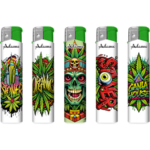 Electronic Lighter 189439 Adamo Design label Skinny Weed