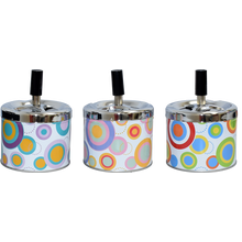 Angelo spinning ashtray A405030 Metal Circles 9cm