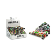 Glass pipe GP1008 Colorful Graffity