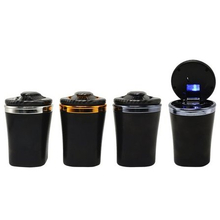Ashtray 0213925 Atomic Car LED Black 10 cm Ceramic interior