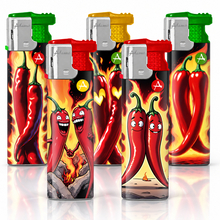 Vihar Öngyújtó 177379 Adamo Vegyes mintás Paprika