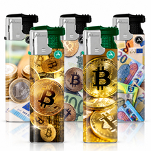 Turbo Lighter 177408 Adamo Design label Money