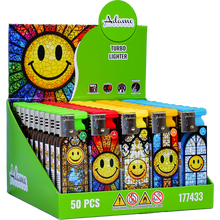 Vihar Öngyújtó 177433 Adamo Vegyes mintás Smiley