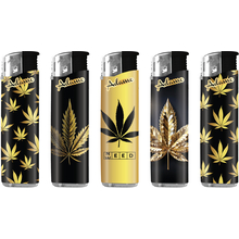 Electronic Lighter 187423 Adamo Design label Slim Weed