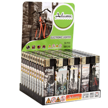 Elektromos Öngyújtó 1881280 Adamo Vegyes mintás Bicikli város