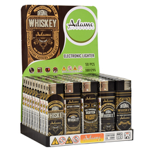 Electronic Lighter 1881295 Adamo Design label Whiskey