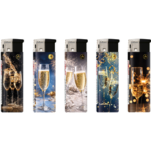 Electronic Lighter 1881339 Adamo Design label Champagne