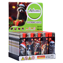 Elektromos Öngyújtó 1881343 Adamo Vegyes mintás Aranyos tél km