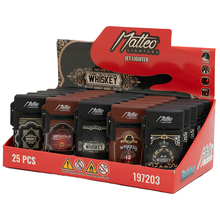 Jet Öngyújtó 197203 Matteo Nashville Gumírozott Whiskey