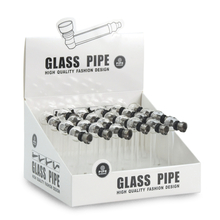 Üveg pipa GP1002 átlátszó