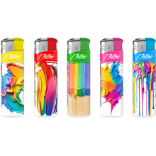 Electronic Lighter 131211 Matteo Soft Touch Colorful paint