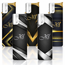 Jet Lighter 152037 Matteo Jet in style Gold and silver