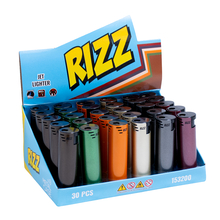 Jet Lighter 153200 RIZZ Round Metal case Hunter