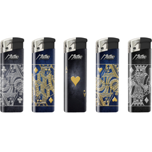 Electronic Lighter 182036 Matteo Touchable label Poker