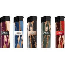 Electronic Lighter 182037 Matteo Touchable label Colorful gold