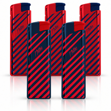 Electronic Lighter 184106 Matteo in Metal case Elegant
