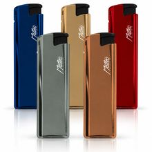 Electronic Lighter 184110 Matteo in Metal case Earthy colors